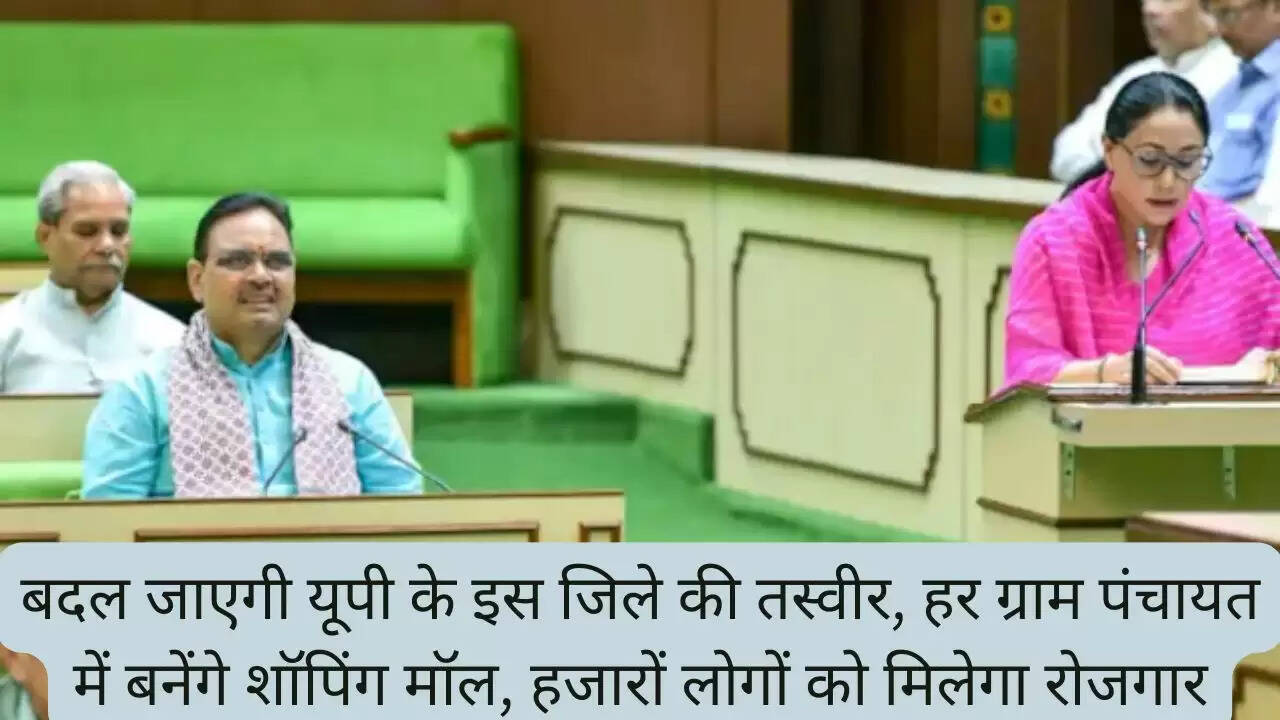 बदल जाएगी यूपी के इस जिले की तस्वीर, हर ग्राम पंचायत में बनेंगे शॉपिंग मॉल, हजारों लोगों को मिलेगा रोजगार